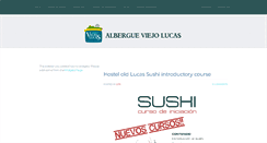 Desktop Screenshot of albergueviejolucas.com